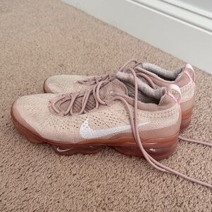 Nike Beige and White Air Sneakers